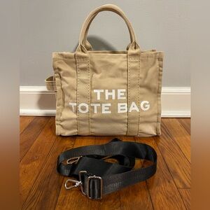 Beautiful Canvas Crossbody Tote Faux